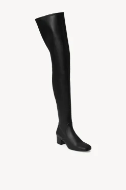 AIMEE BOOT BLACK VEGAN LEATHER