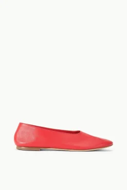 ALBA BALLET FLAT RED ROSE