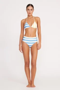 ALEXIS TRIANGLE TOP  BUTTERCUP SEASHORE STRIPE