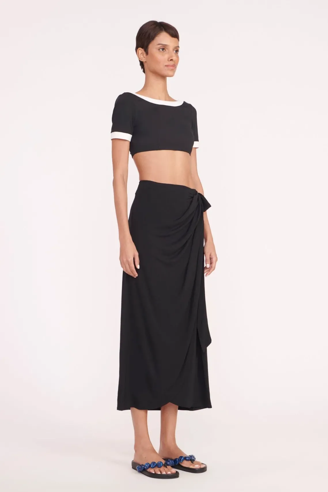 ANGELICA COVERUP SKIRT BLACK