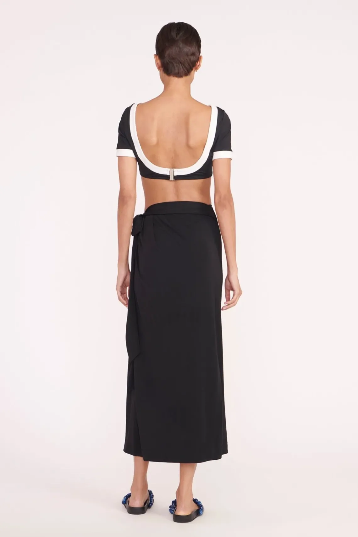 ANGELICA COVERUP SKIRT BLACK