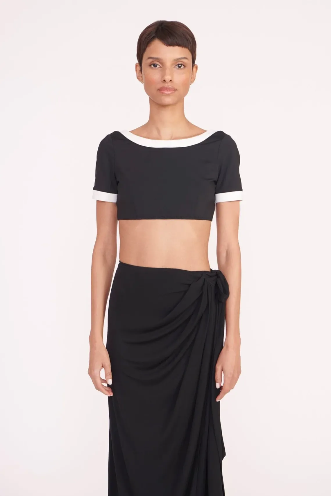 ANGELICA COVERUP SKIRT BLACK