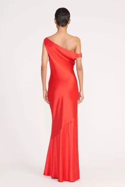 ASHANTI DRESS RED ROSE