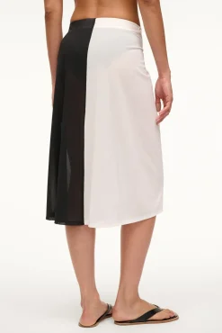 AZALEA COVERUP SKIRT WHITE BLACK