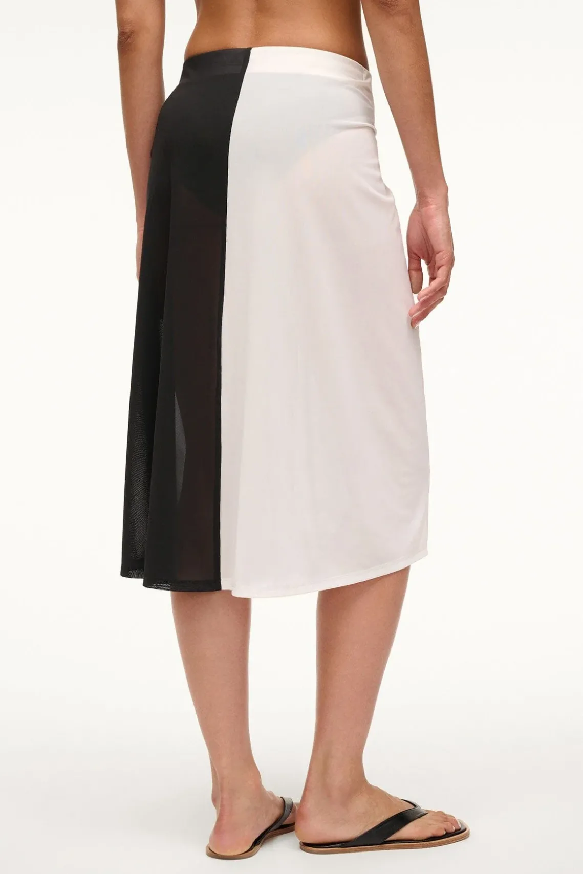 AZALEA COVERUP SKIRT WHITE BLACK