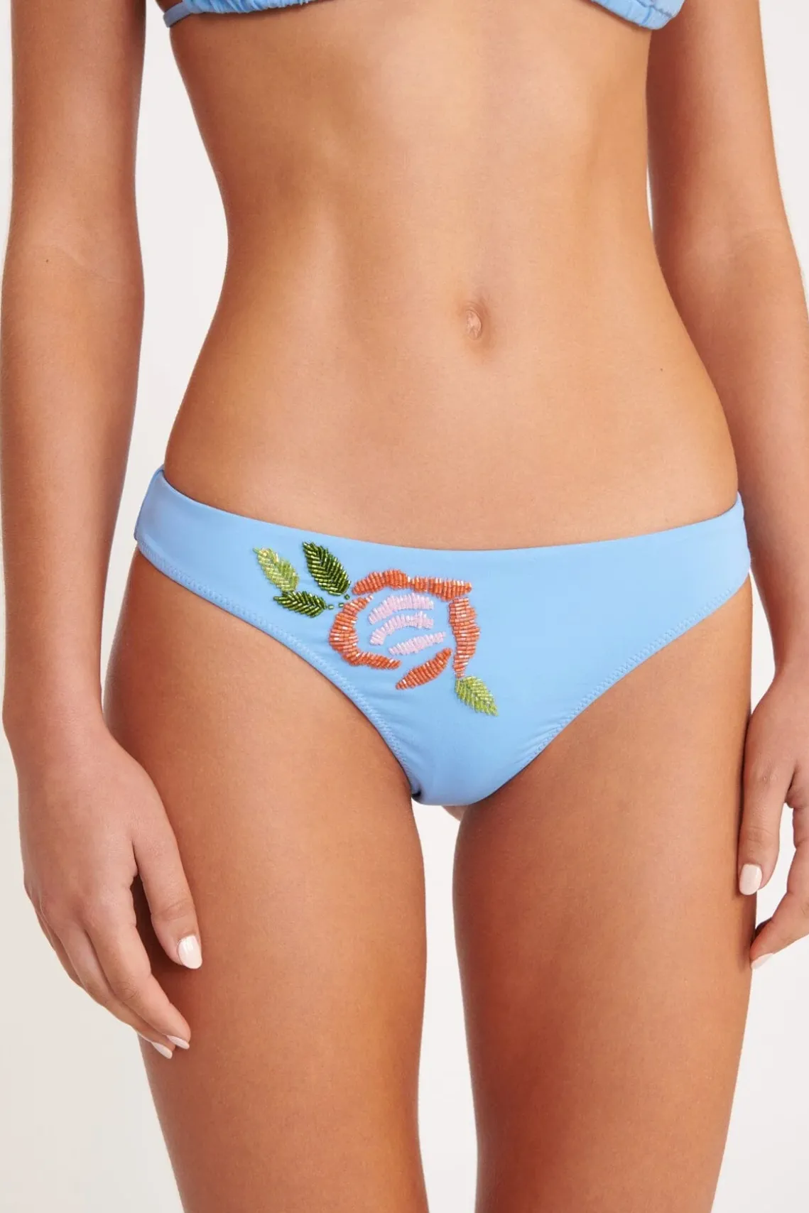 BAY BIKINI BOTTOM DIAMOND ROSE