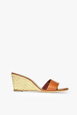BILLIE ESPADRILLE WEDGE NATURAL TAN