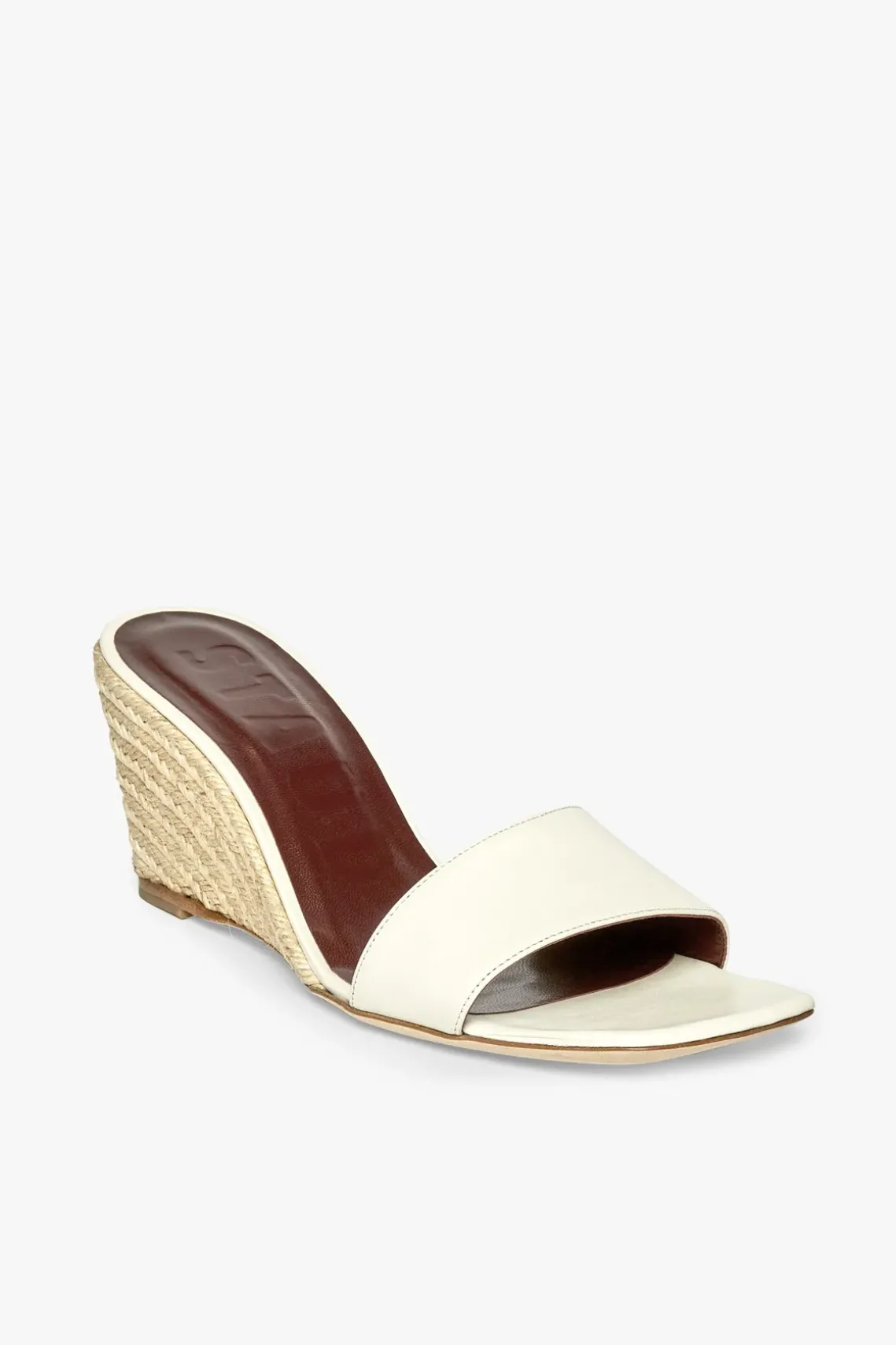 BILLIE ESPADRILLE WEDGE NATURAL CREAM