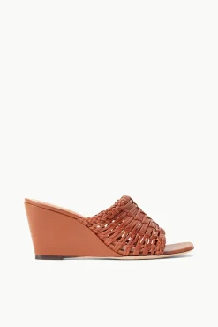 BLAIR WOVEN WEDGE TAN