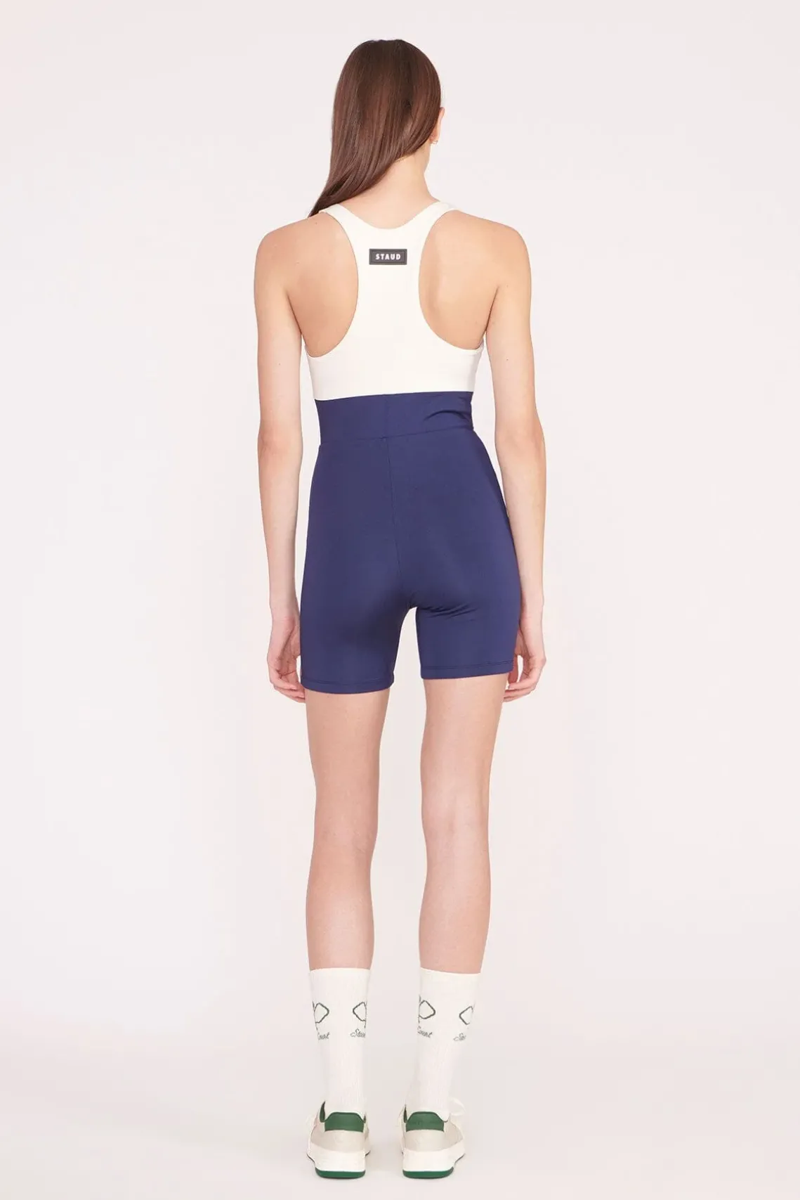 BOUNCE SHORT UNITARD NAVY IVORY