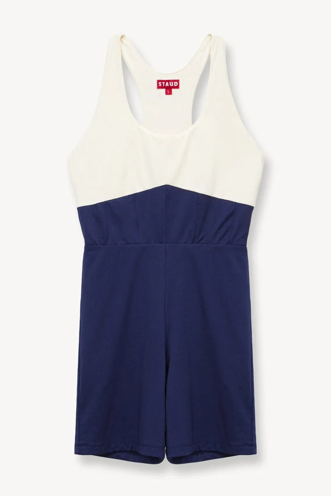 BOUNCE SHORT UNITARD NAVY IVORY