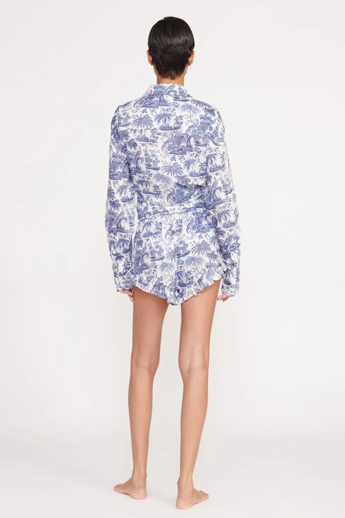 BOYANA SHORT BLUE TOILE