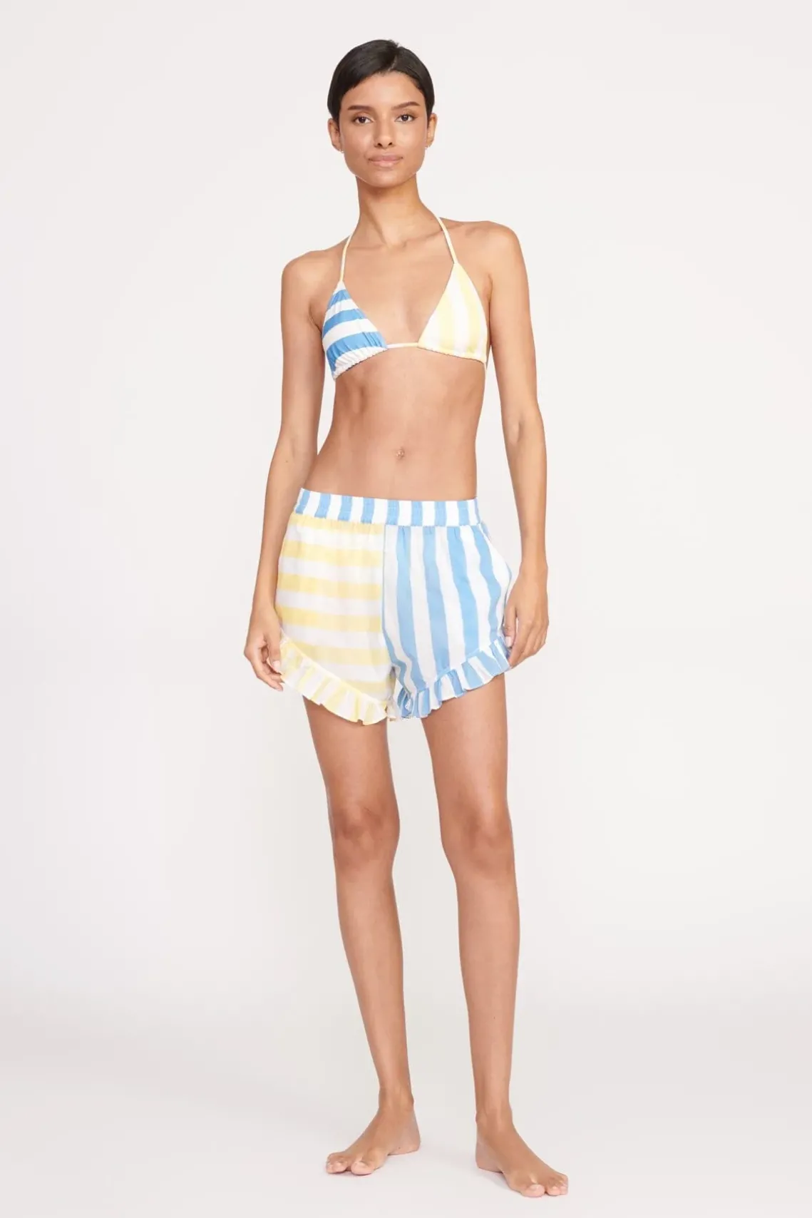 BOYANA SHORT BUTTERCUP SEASHORE STRIPE