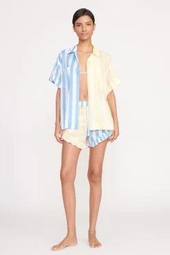 BOYANA SHORT BUTTERCUP SEASHORE STRIPE