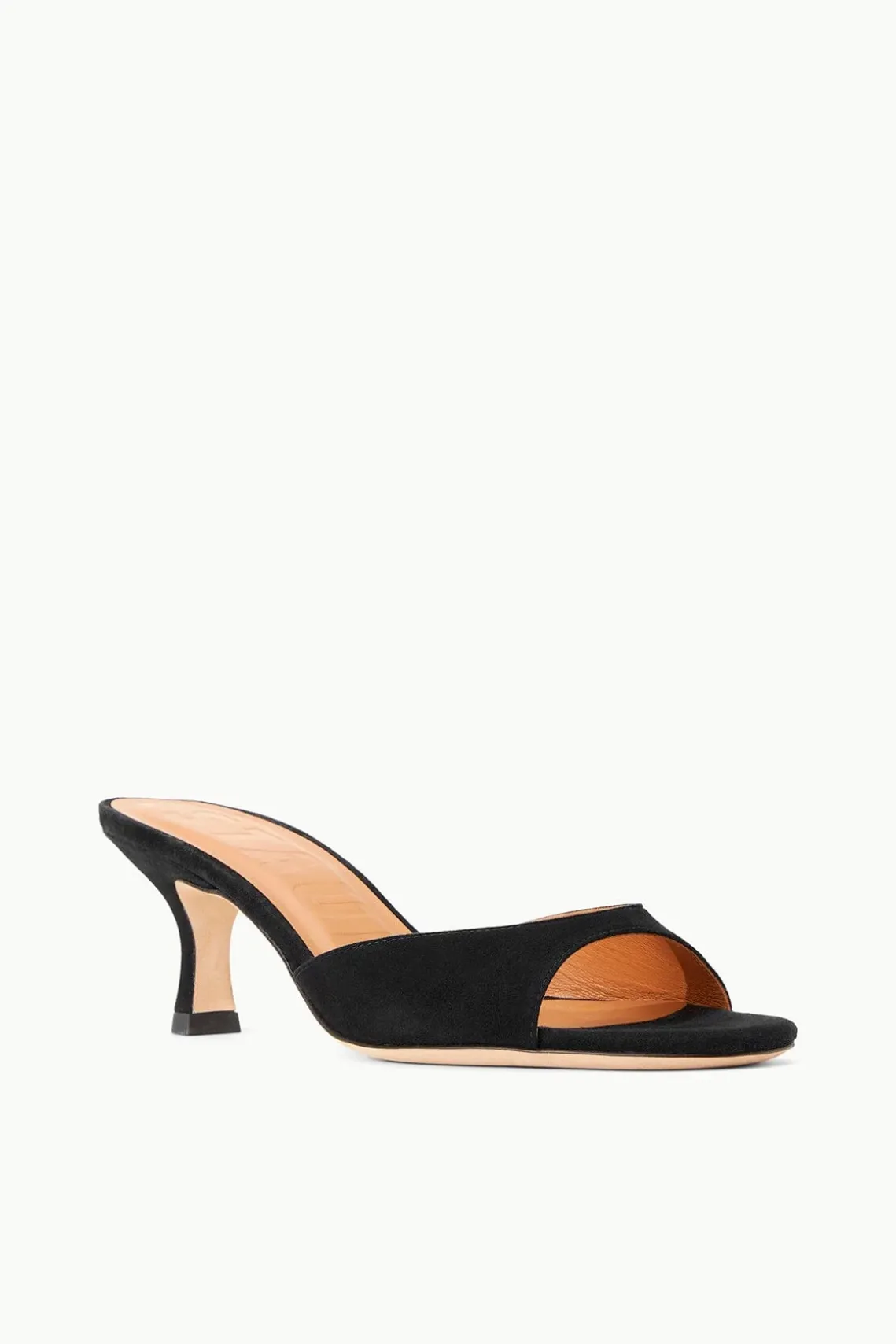 BRIGITTE MULE BLACK SUEDE