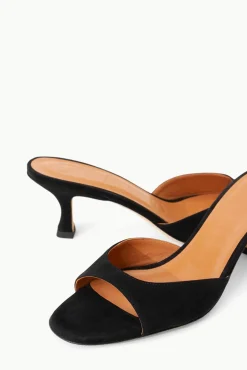 BRIGITTE MULE BLACK SUEDE