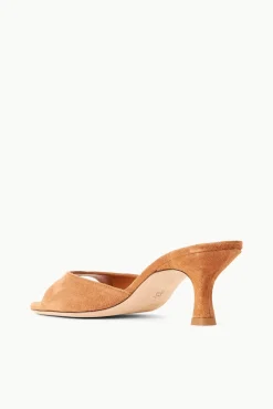 BRIGITTE MULE TAN SUEDE