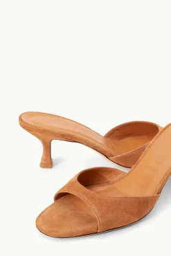 BRIGITTE MULE TAN SUEDE