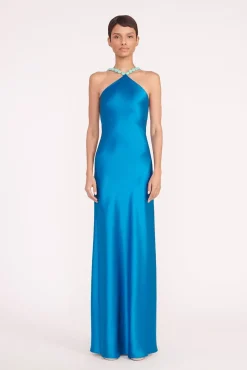 CADENCE DRESS ISLAND BLUE