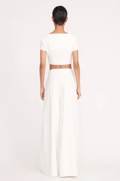 CALEB PANT IVORY