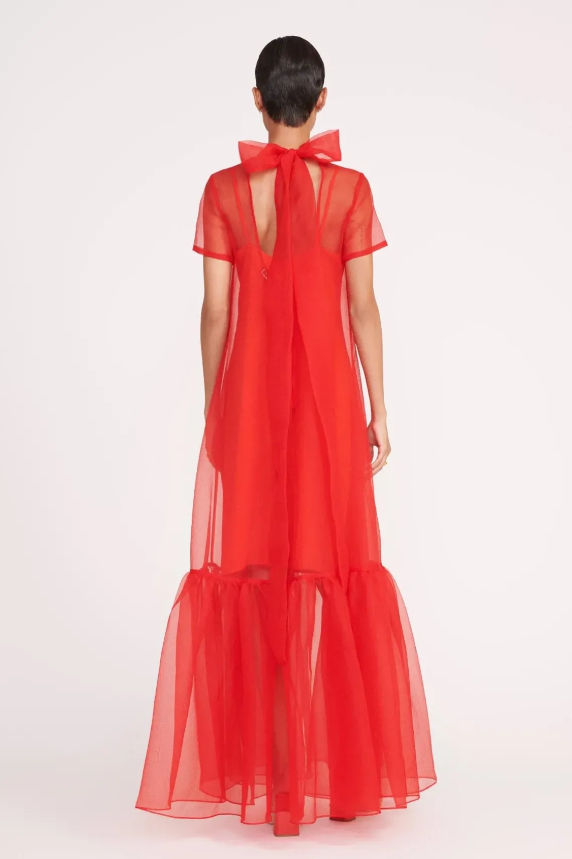 CALLUNA DRESS RED ROSE