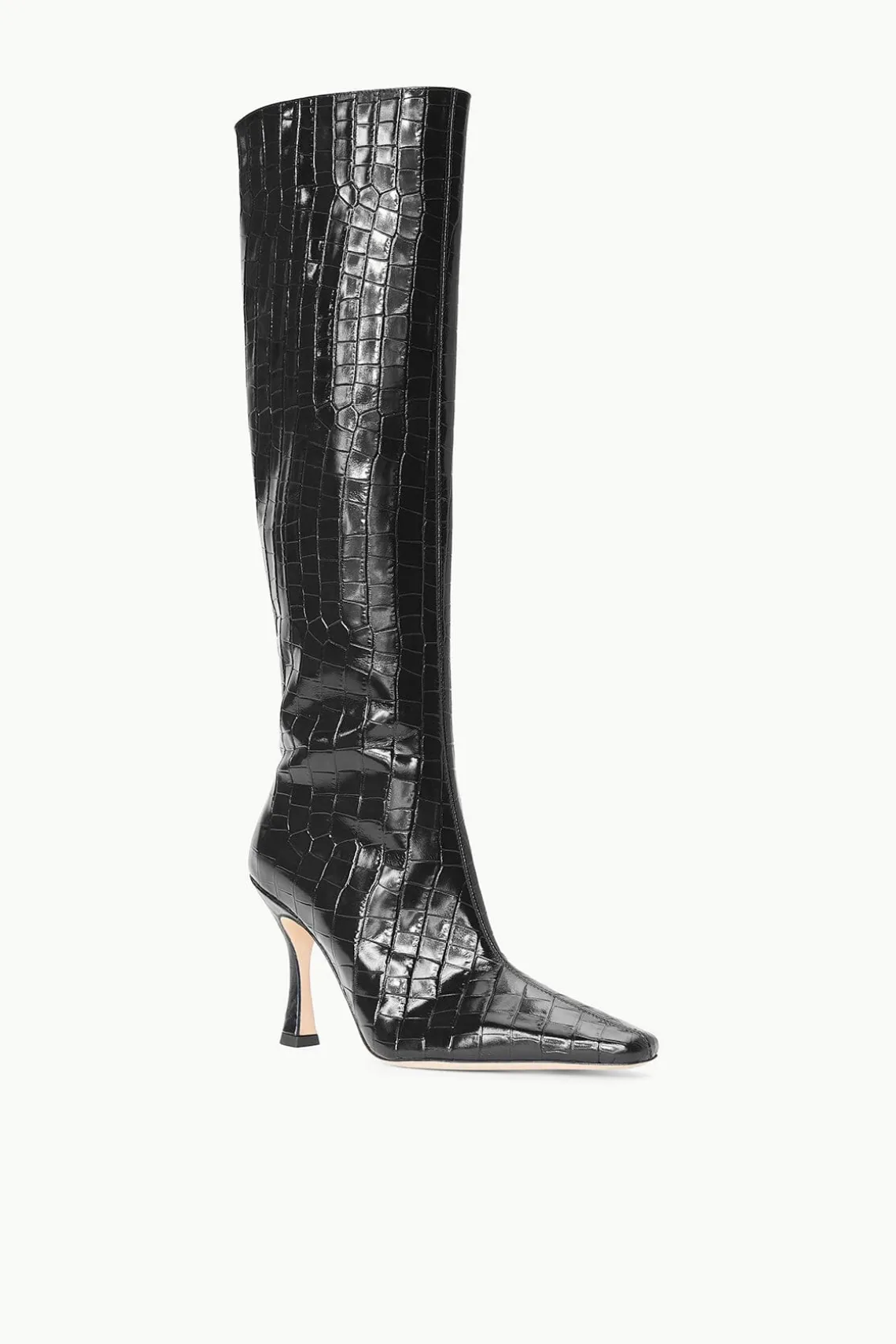 CAMI BOOT BLACK CROC EMBOSSED