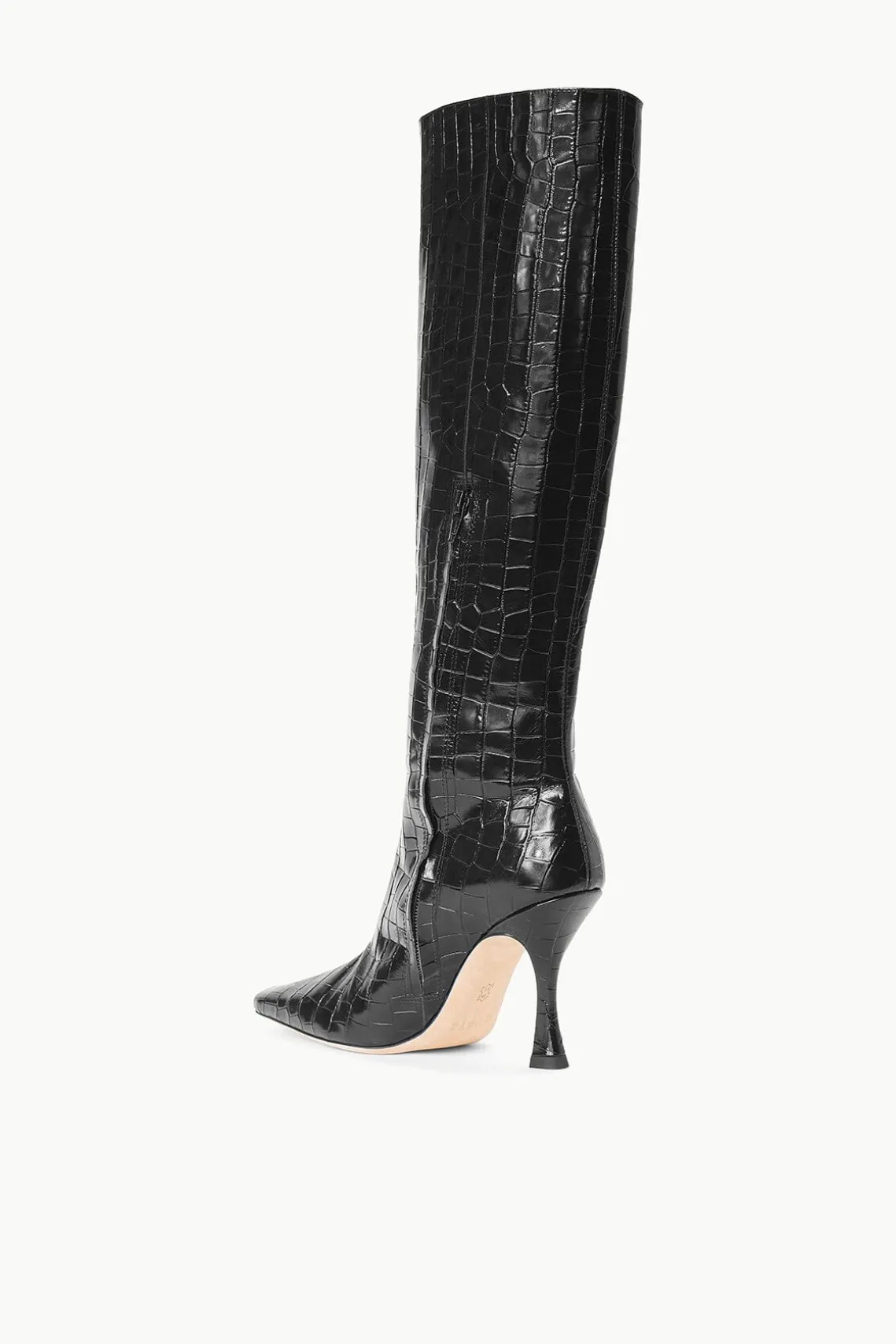 CAMI BOOT BLACK CROC EMBOSSED