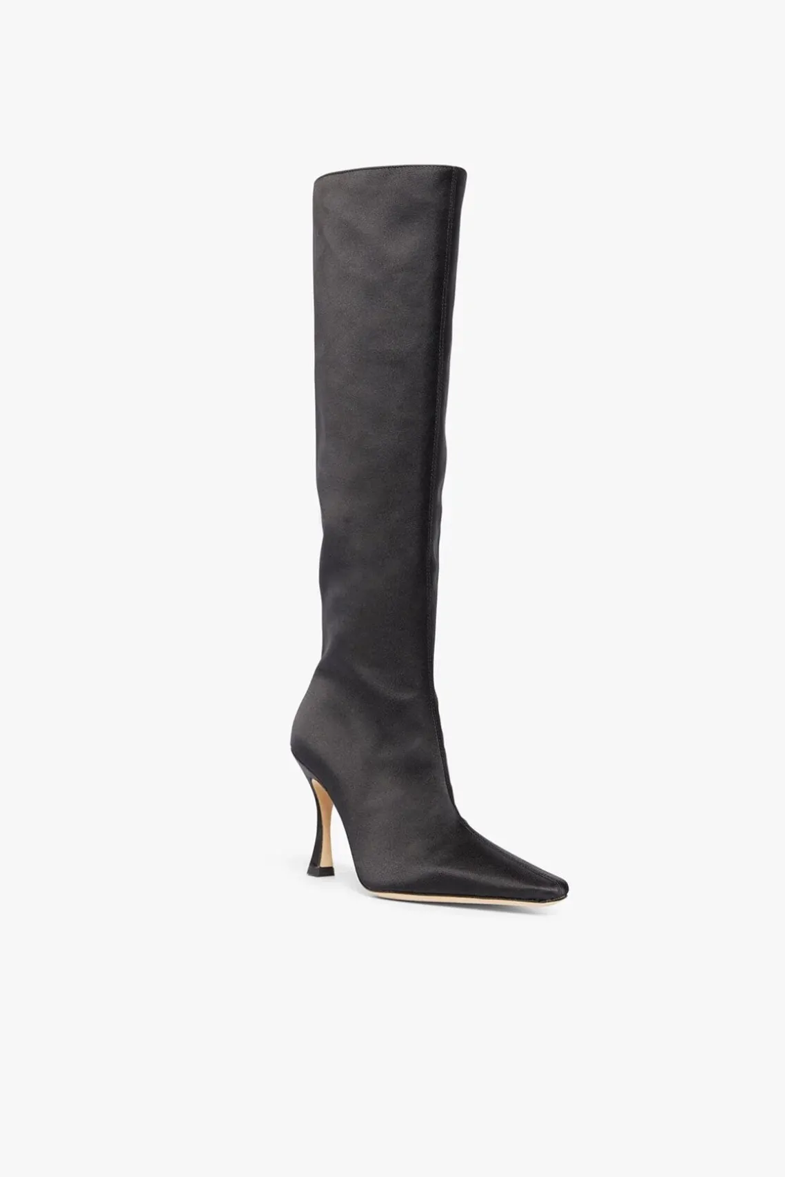 CAMI BOOT BLACK SATIN