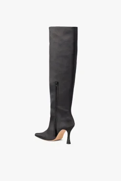 CAMI BOOT BLACK SATIN