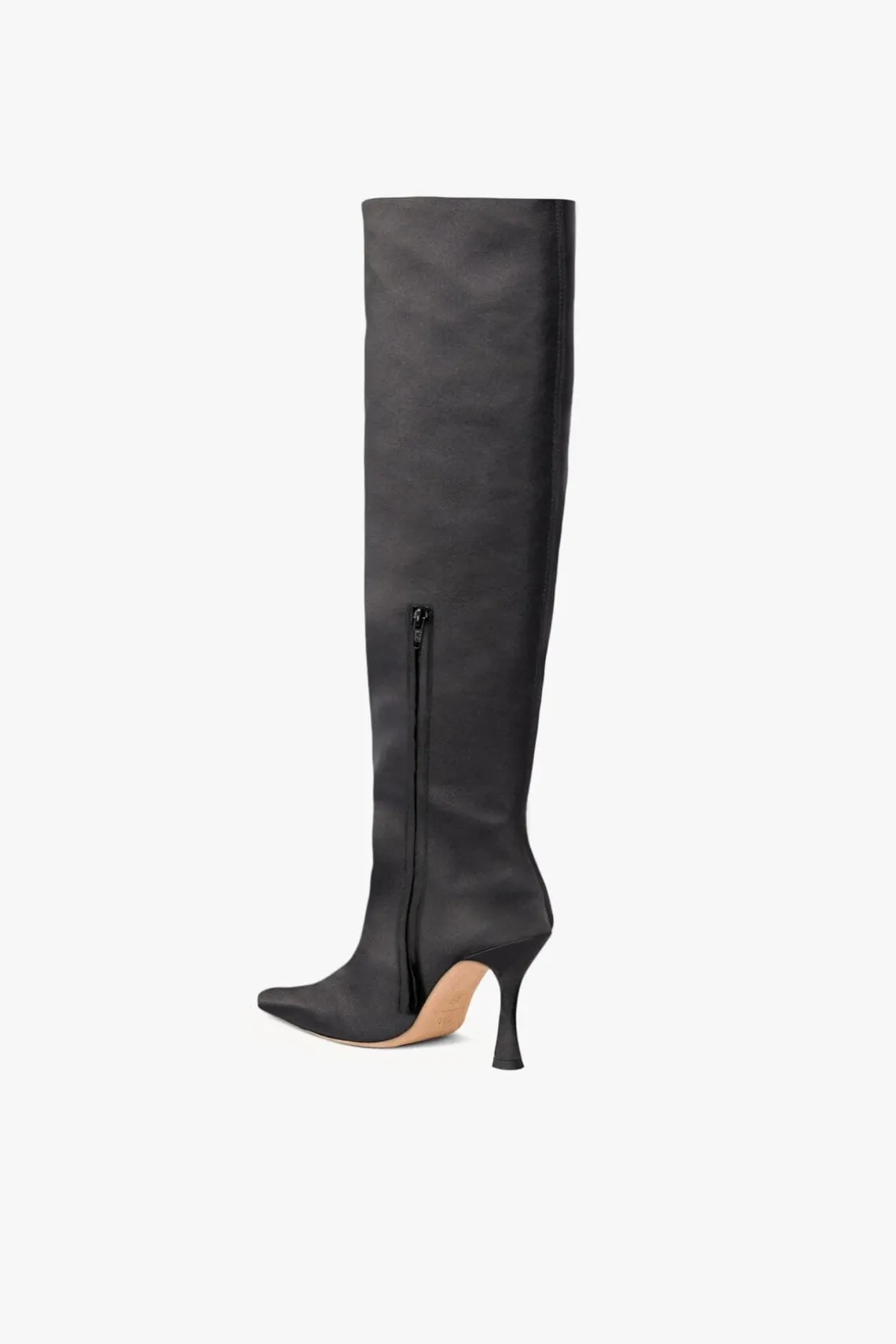 CAMI BOOT BLACK SATIN