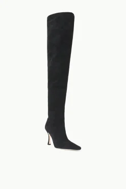 CAMI OVER THE KNEE BOOT BLACK SUEDE