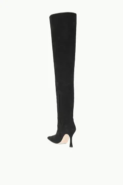 CAMI OVER THE KNEE BOOT BLACK SUEDE