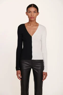 CARGO SWEATER BLACK WHITE