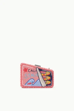 CARMELLA BEADED CLUTCH STAUDINES PINK