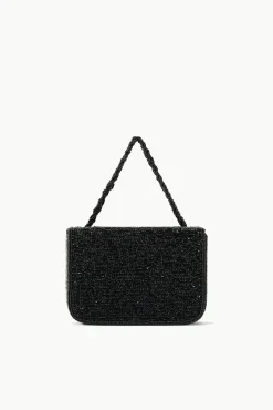 CARMEN BEADED BOX BAG BLACK