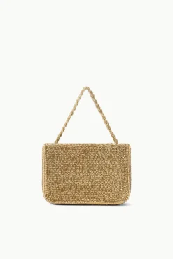 CARMEN BEADED BOX BAG GOLD