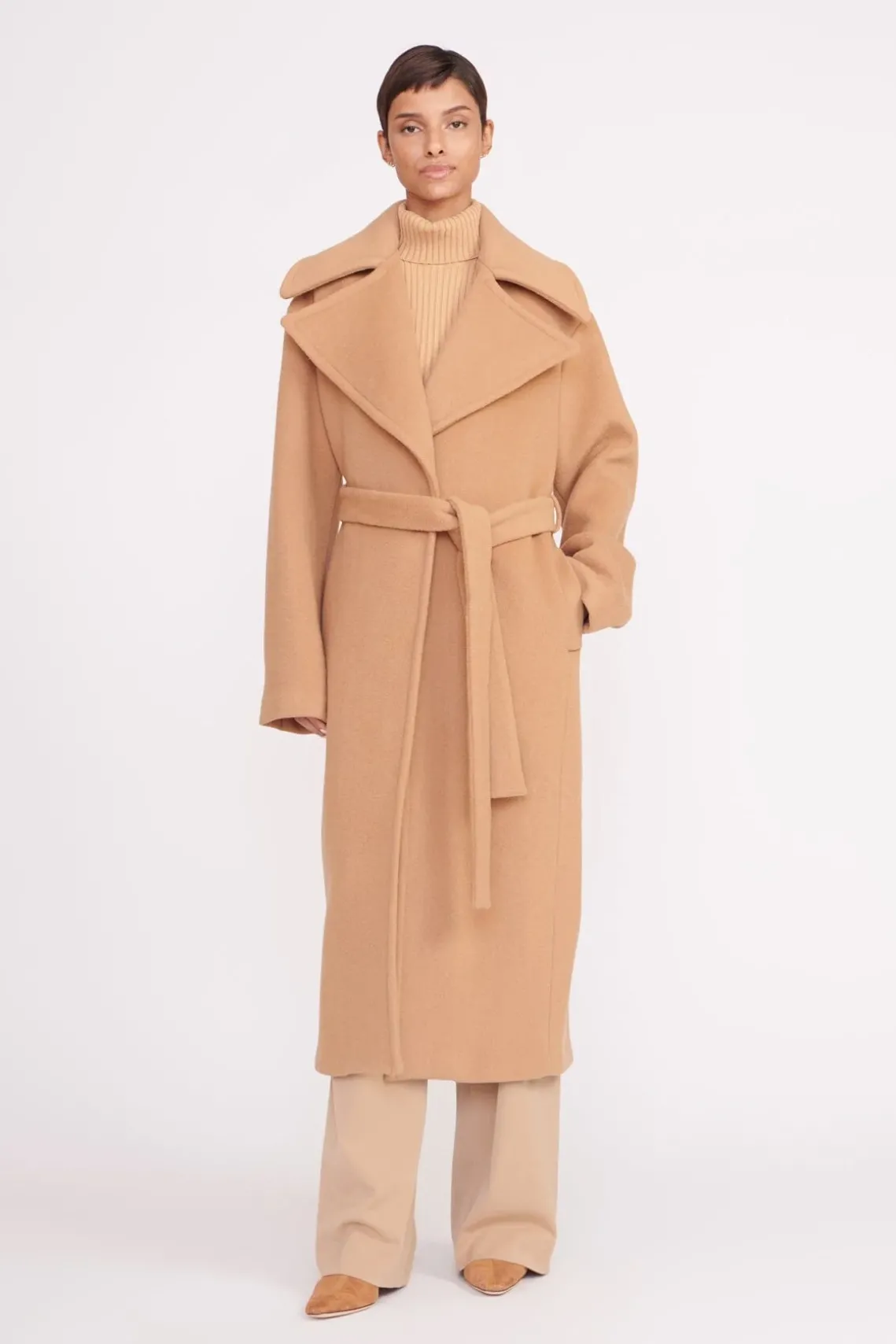 CARVER COAT CAMEL
