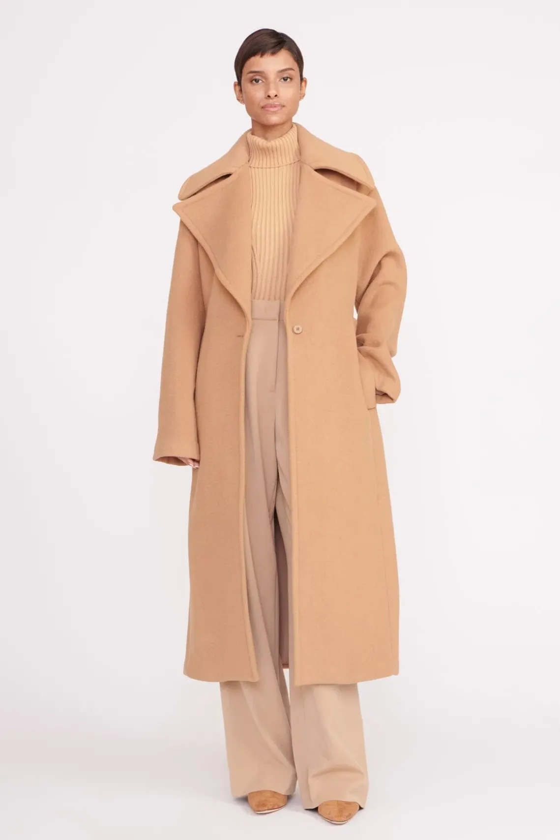 CARVER COAT CAMEL