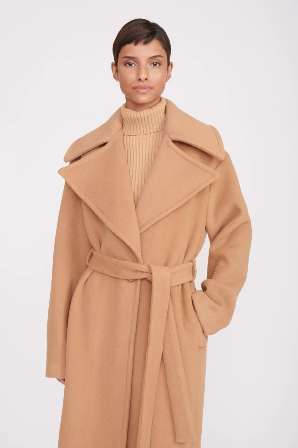 CARVER COAT CAMEL