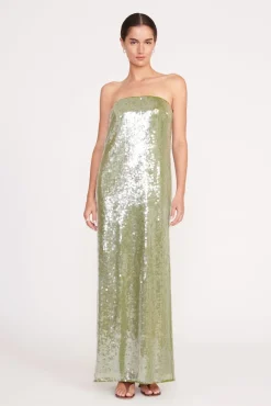 CASEY DRESS GARDEN MOSS