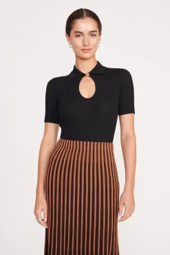 CATALEYA TOP  BLACK