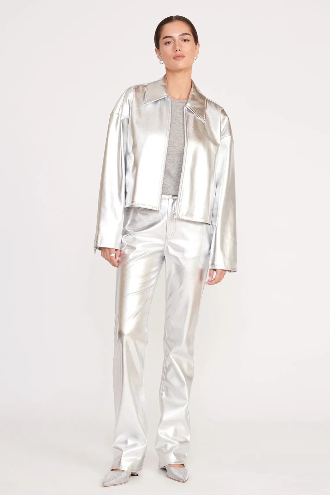 CHISEL PANT SILVER