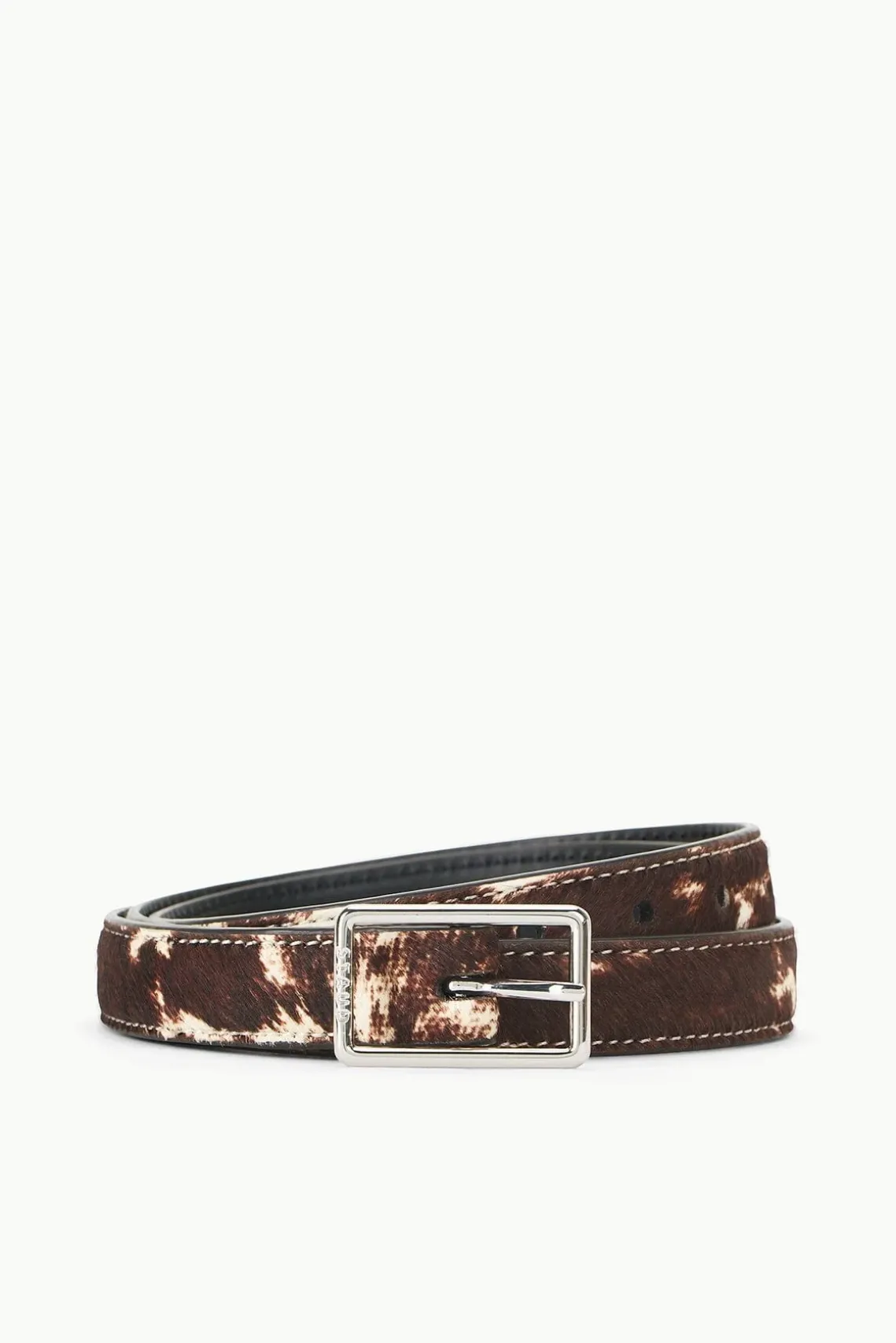 CLASSIC WAIST BELT BROWN & TAN HAIRCALF