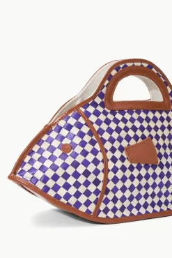CLEO FISH BASKET BAG COCONUT CHECK