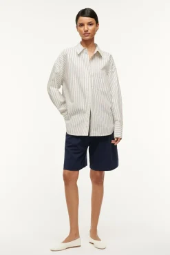 COLTON SHIRT IVORY MICRO STRIPE