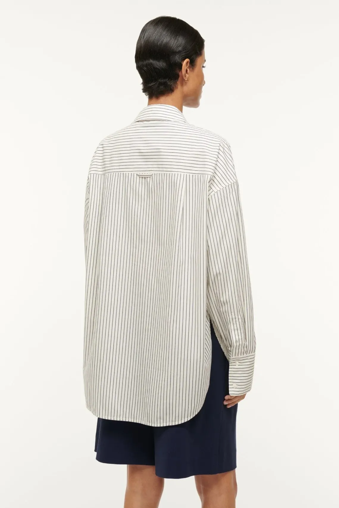 COLTON SHIRT IVORY MICRO STRIPE