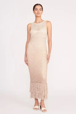 CONSTANZA DRESS BEIGE MULTI