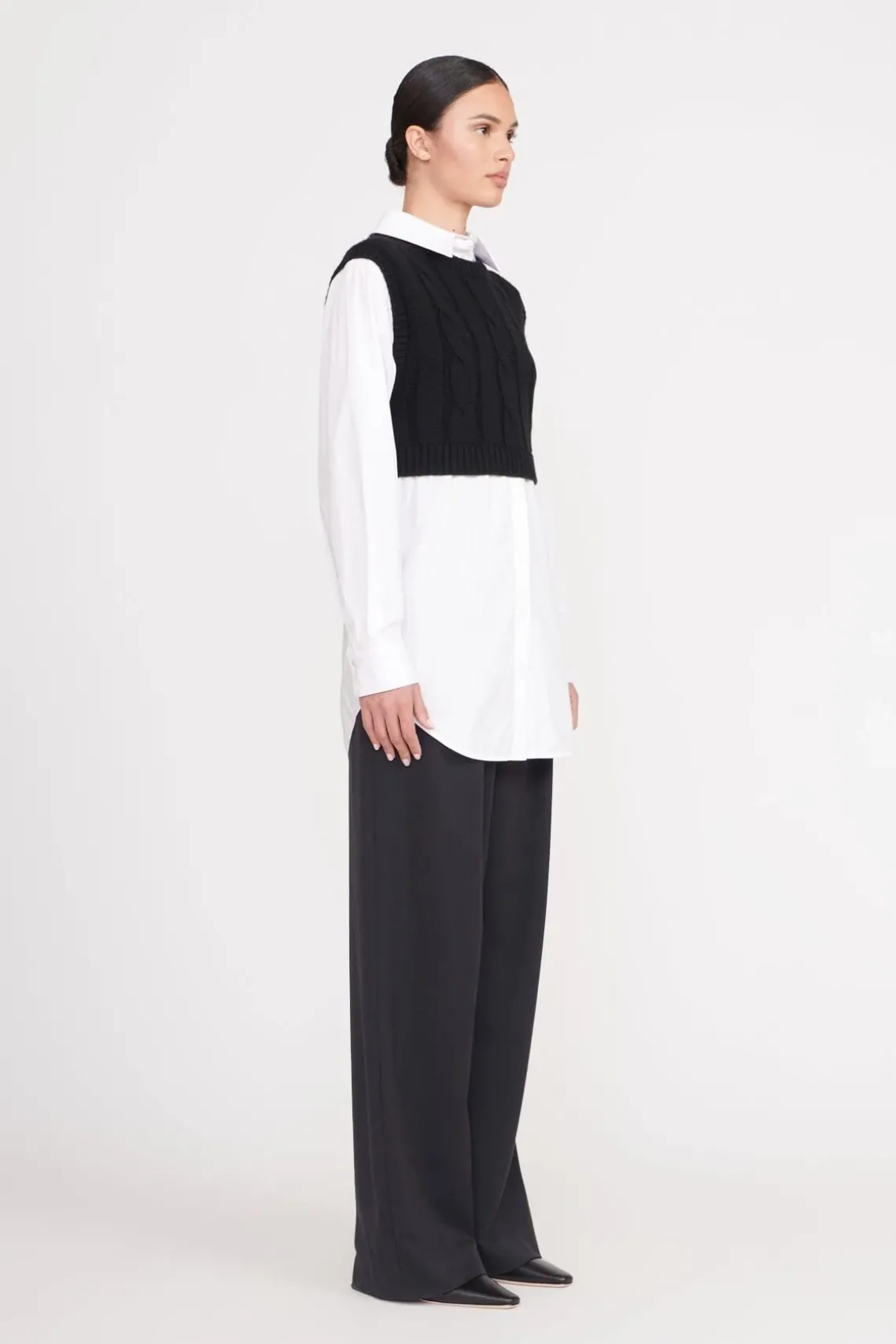 COOPER TOP BLACK WHITE