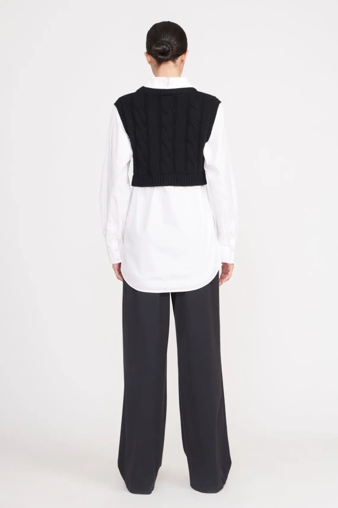 COOPER TOP BLACK WHITE