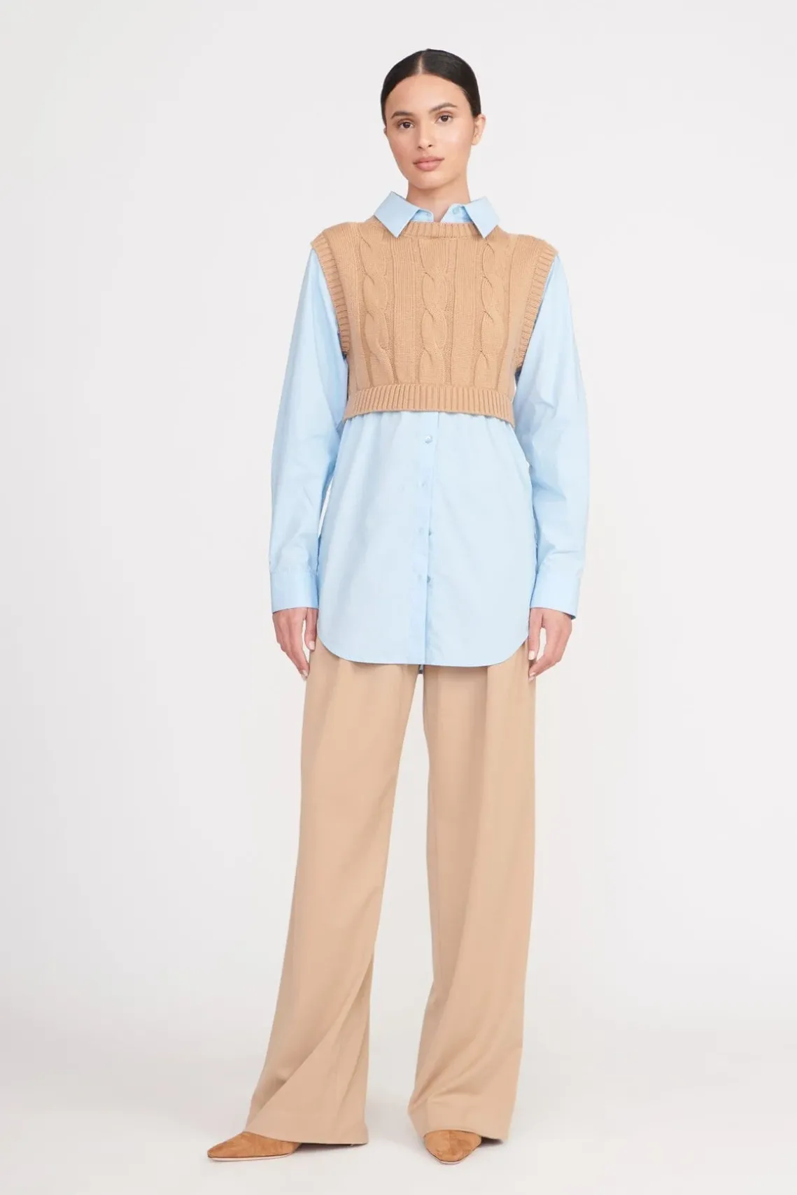 COOPER TOP CAMEL FRENCH BLUE